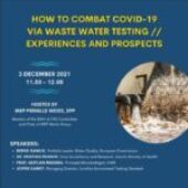 Event: how to combat Covid-19 via waste water testing – December 3