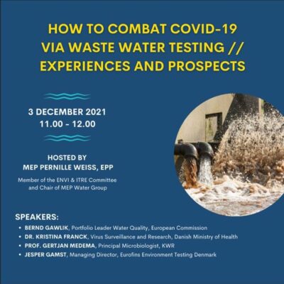 Event: how to combat Covid-19 via waste water testing – December 3